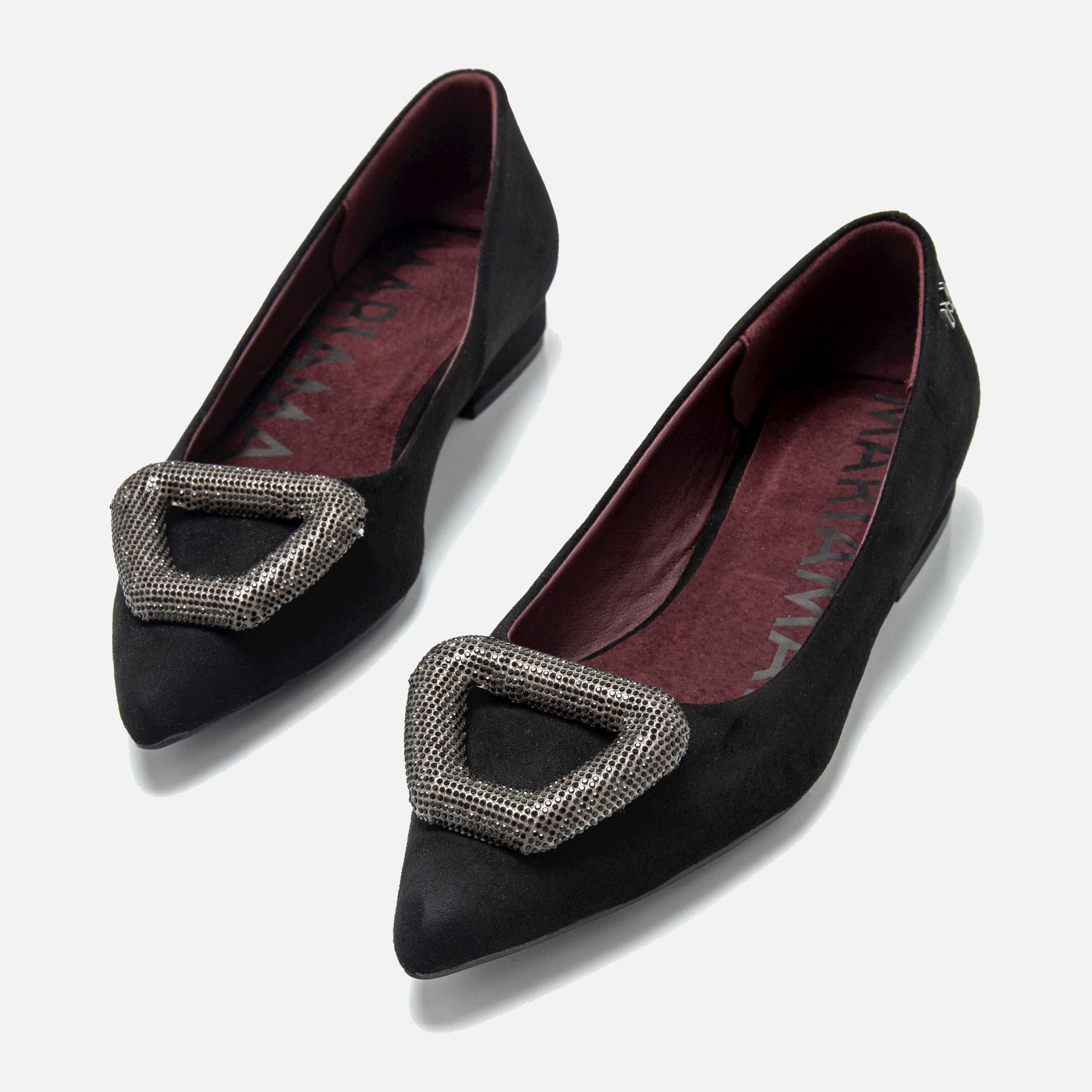 Chaussures plates noires shop